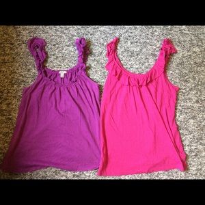 Ruffled Tank Tops